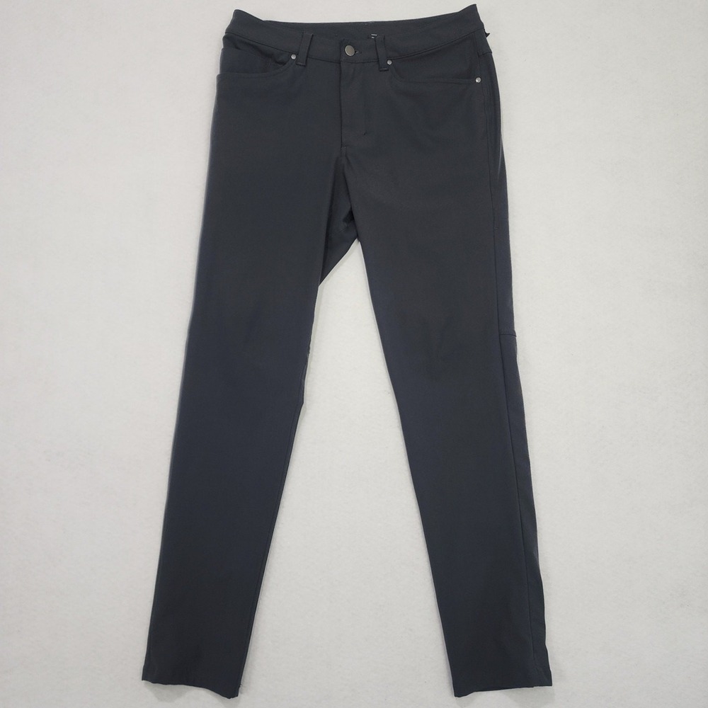 Lululemon ABC Technical Pants Men 30 x 30.5 Black Stretch Wrinkle Resistant
